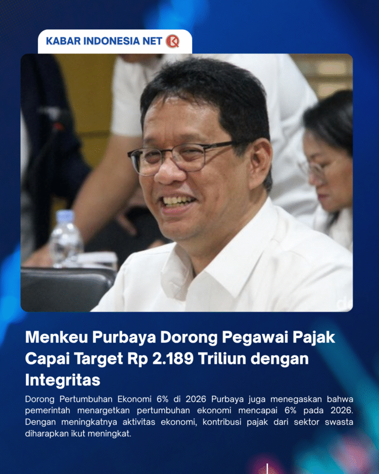 Menkeu Purbaya Dorong Pegawai Pajak Capai Target Rp 2.189 Triliun dengan Integritas